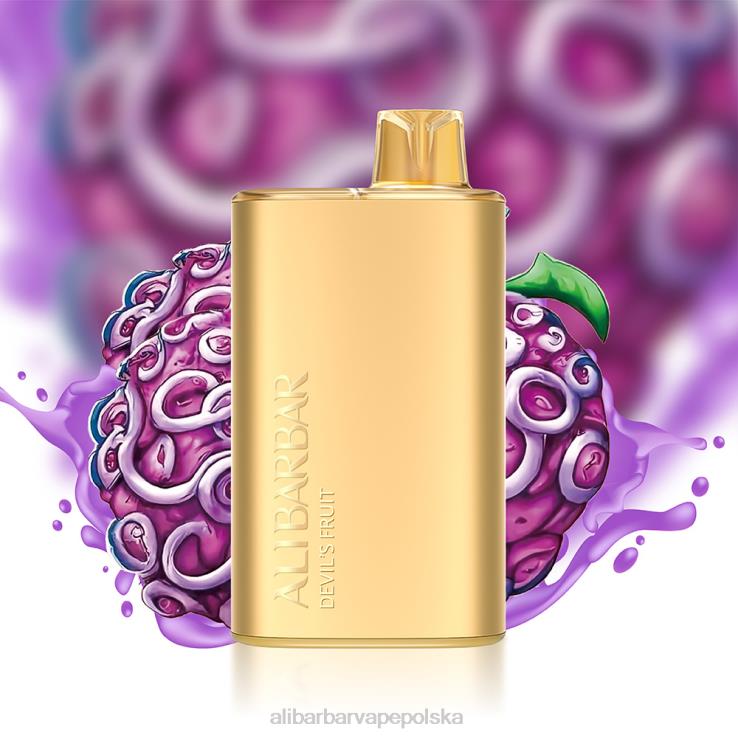 Alibarbar Flavours - Alibarbar Rich 8000 jednorazowych waporyzatorów winogronowa hubba bubba 44L4J6