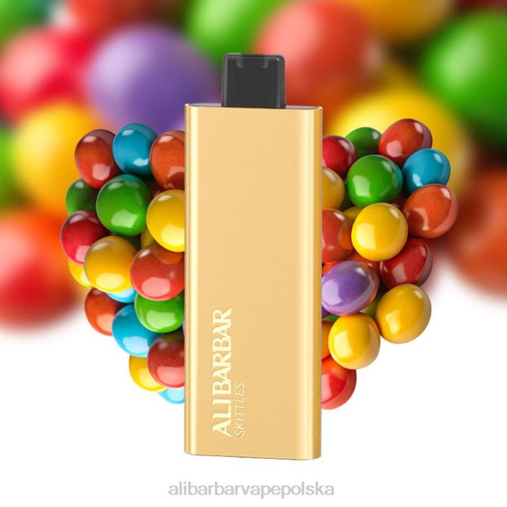 Alibarbar Flavours - Alibarbar Pandora 7000 jednorazowych waporyzatorów tęczowy cukierek 44L4J60
