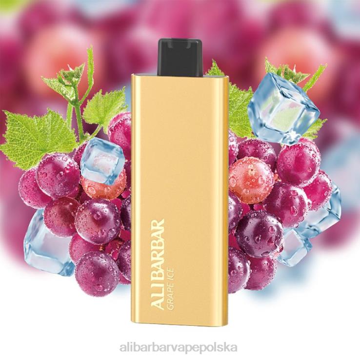 Alibarbar Vape Review - Alibarbar Pandora 7000 jednorazowych waporyzatorów lód winogronowy 44L4J56